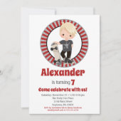 Blonde Skateboard Boys Birthday Uitnodiging (Voorkant)