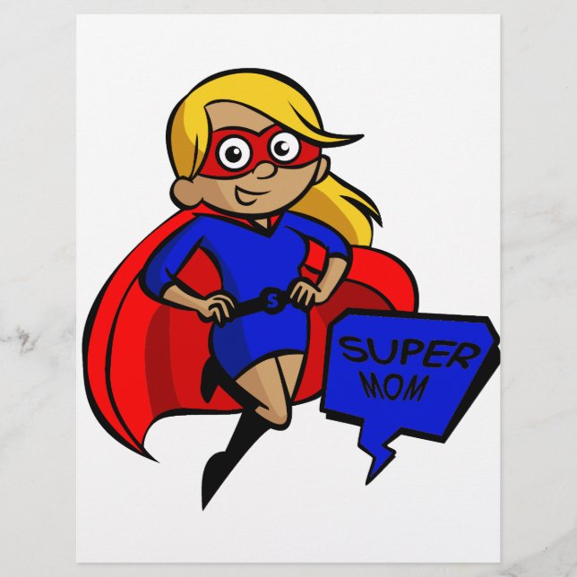 blonde supermoeder (Voorkant)