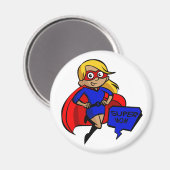 blonde supermoeder magneet (Voorkant / Achterkant)