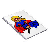 blonde supermoeder notitieboek (Rechterzijde)