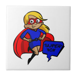 blonde supermoeder tegeltje