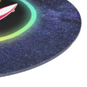 Blonde Surfer Teenage Girl Galaxy Snijplank (Hoek)