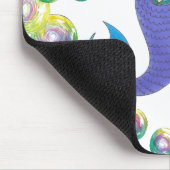 Blonde Swimming Mermaid Girl Bubbles Ocean Zee Muismat (Hoek)