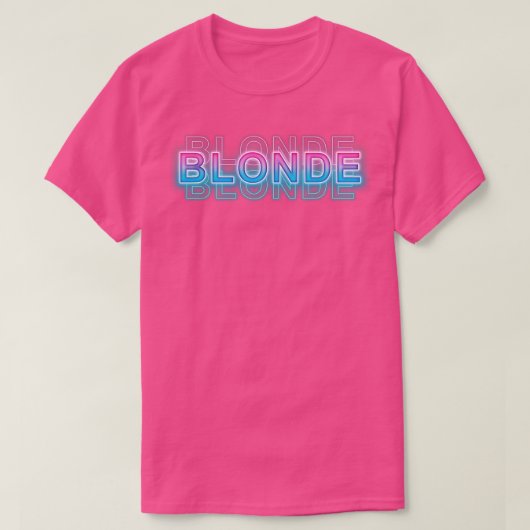 Blonde T-shirt (Design voorkant)
