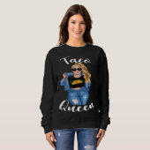 Blonde Taco Queen Cinco De Mayo 5  Womens Women Trui (Voorkant volledig)