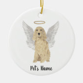 Blonde Tan Golden Cocker Spaniel Sympathie Keramisch Ornament (Voorkant)