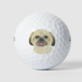 Blonde Tan Golden Shih Tzu Golfballen