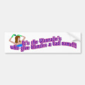 Blonde Truth Bumpersticker (Voorkant)