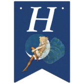 Blonde Verjaardagsfee op Moon Silk Kousen Vlaggetjes (Eerste vlag)