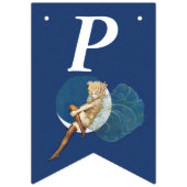 Blonde Verjaardagsfee op Moon Silk Kousen Vlaggetjes (Derde vlag)