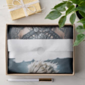 Blonde Viking krijgsvrouw met runen - Tissuepapier (Geschenk)