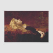 Blonde Vrouw Resting (Vrouw schoonheid) Tissuepapier (Voorkant)