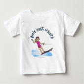 Blonde Vrouw Water Skier (Voorkant)