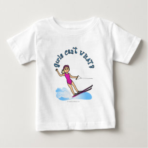 Blonde Vrouw Water Skier