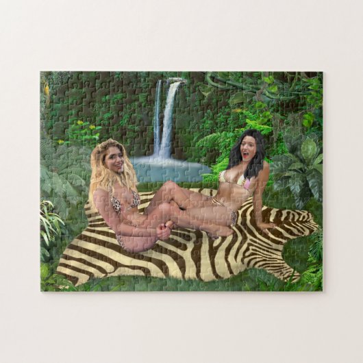 BLONDE VS BRUNETTE LEGPUZZEL (Horizontaal)