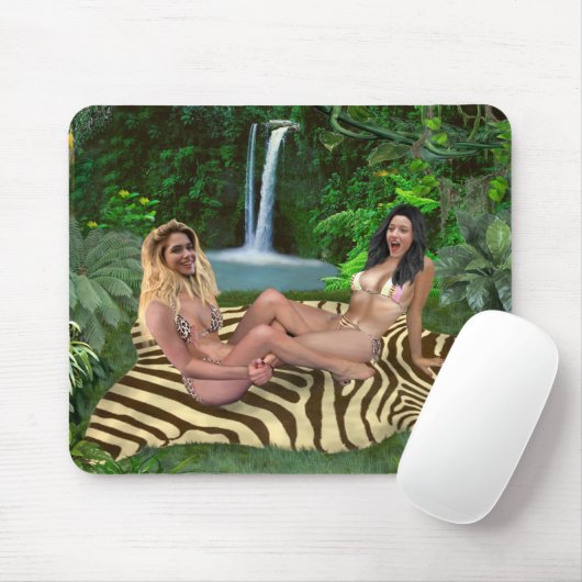 BLONDE VS BRUNETTE MUISMAT (Met muis)