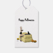 Blonde Witch Pin Up Girl Gift Label Cadeaulabel (Voorkant)