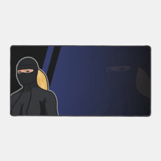 Blonde Woman Desk Pad