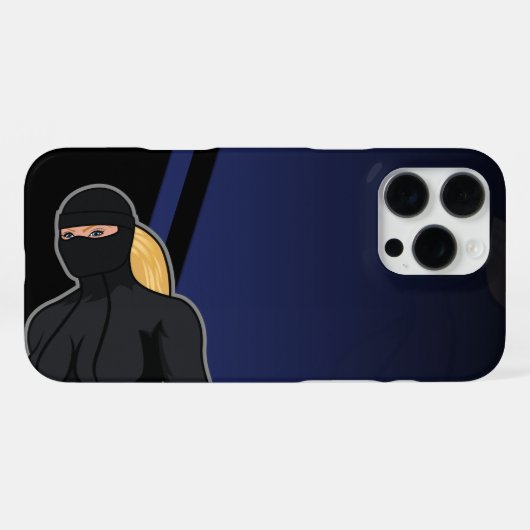 Blonde Woman iPhone 16 Pro - Slim Fit Case iPhone Hoesje (Achterkant horizontaal)
