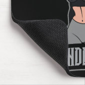 Blonde Woman Mousepad Black Muismat (Hoek)