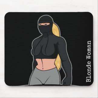 Blonde Woman Mousepad Muismat