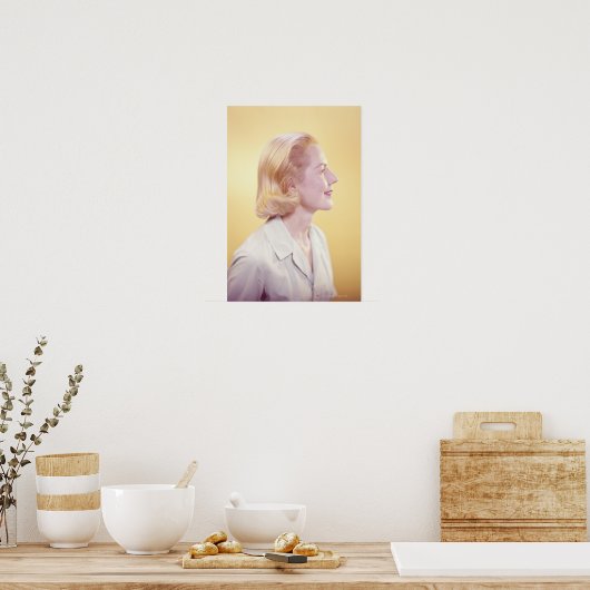 Blonde Woman Poster (Keuken)