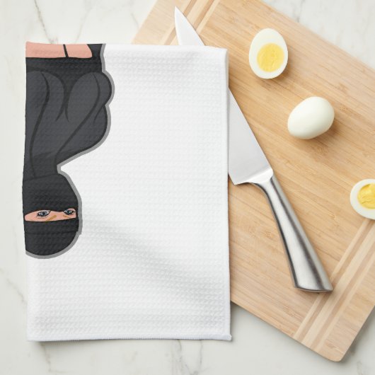 Blonde Woman Tea Towel Theedoek (Quarter Fold)