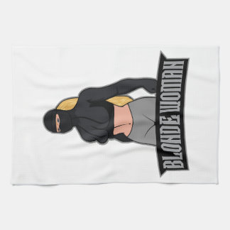 Blonde Woman Tea Towel Theedoek