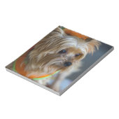 Blonde Yorkshire Terrier Notitieblok (Linkerzijde)