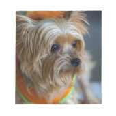 Blonde Yorkshire Terrier Notitieblok (Voorkant)