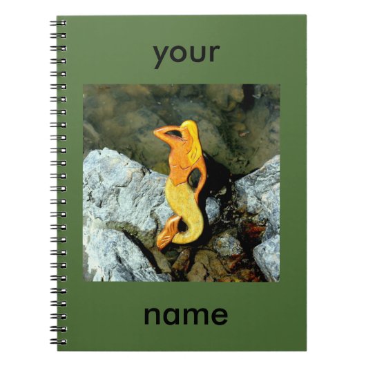 blonde zeegaas notitieboek (Voorkant)