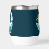 Blonde Zeemeermin Halve Maan Fantasy Art Deco (Links)