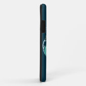 Blonde Zeemeermin Halve Maan Fantasy Art Deco Case-Mate iPhone Case (Achterkant/rechts)