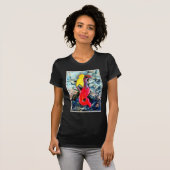 blonde zeemeermin in rood t-shirt (Voorkant volledig)