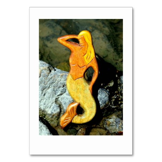 blonde zeemeermin kaart (Voorkant)