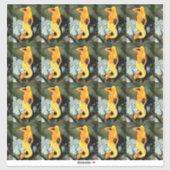 Blonde zeemeermin sticker (Vel)