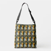blonde zeemeerminnen crossbody tas (Achterkant)