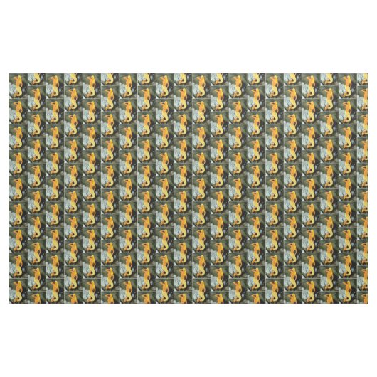 blonde zeemeerminnen stof (Yard (91,4 cm))