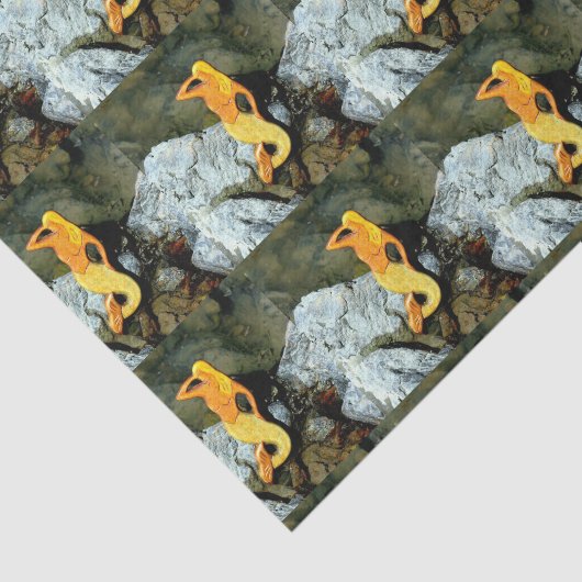 blonde zeemeerminnen tissuepapier (Detail)