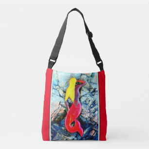 blonde zeemeervis crossbody tas