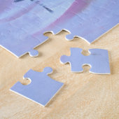 Blonde zittende pin-up legpuzzel (Zijkant)