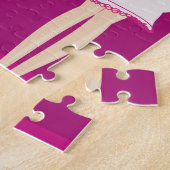 blonde zwangere vrouw legpuzzel (Zijkant)