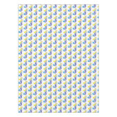 Blonde zwemmermaïd meisje Paarse tail Zee oceaan Tafelkleed (Voorkant)