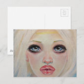 Blondeengel Briefkaart (Voorkant / Achterkant)