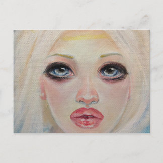 Blondeengel Briefkaart