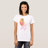 Blondes Do It Best! Personalized text T-shirt (Voorkant volledig)