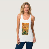 Blondes Have More Fun | Retro Pin-Up Mermaid Art Tanktop (Volledige Voorkant)