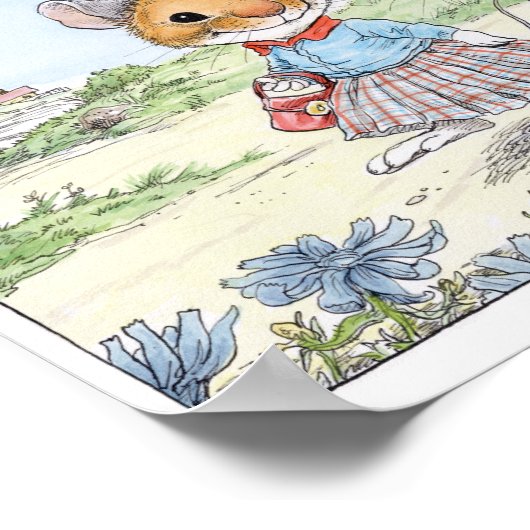 Blondes hebben meer speelse Poster (Hoek)