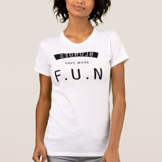 Blondes hebben meer vette T-Shirt Tumblr
