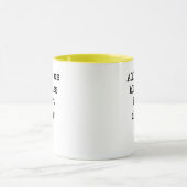 Blondes is geen Dumb Funny Mug Humor Mok (Midden)